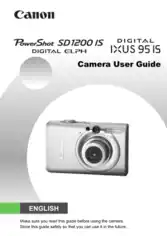Free Download PDF Books, CANON Camera PowerShot SD1200 IS IXUS95IS User Guide
