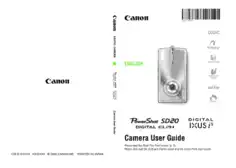 Free Download PDF Books, CANON Camera PowerShot SD20 User Guide