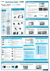 Free Download PDF Books, CANON Camera PowerShot SD400 IXUS55 Quick Start Guide