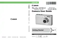 Free Download PDF Books, CANON Camera PowerShot SD790IS IXUS90IS User Guide