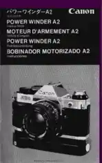 Free Download PDF Books, CANON Digital Camera POWER WINDER A2 Instruction Manual