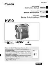 Free Download PDF Books, CANON HD Camcorder HV10 Instruction Manual