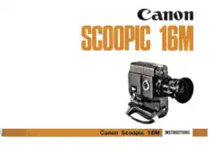 Free Download PDF Books, CANON HD Camcorder SCOOPIC 16M Instruction Manual