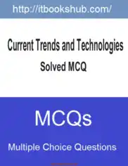 Free Download PDF Books, Current Trends And Technologies Solved Mcq, Pdf Free Download