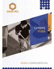 First Rate Cleaning Company Profile Template