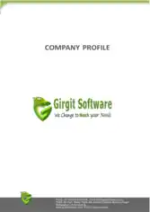 Software Company Profile Sample Template
