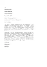 Free Sample Letter Of Intent for Employment Template