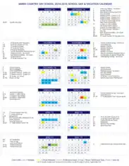 Free Download PDF Books, School Vacation Calendar Template