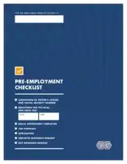Free Download PDF Books, Wholesale Beverage Distributor Pre Employment Checklist Template