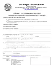 Free Download PDF Books, Attorney Contact Information Form Template