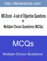 Free Download PDF Books, MS Excel A Set Of Objective Multiple Choice Questions MCQs