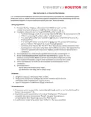 New Employment Authorization Form Template