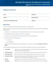 Free Download PDF Books, Annual Employee Evaluation Form Template