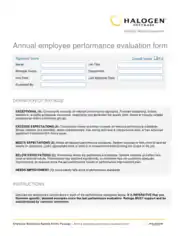 Free Download PDF Books, Employee Performance Evaluation Template