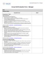Free Download PDF Books, Management Employee Evaluation Template