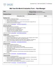 Free Download PDF Books, Monthly Employee Evaluation Form Template