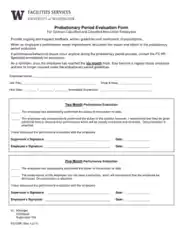 Free Download PDF Books, Probationary Employee Performance Evaluation Form Template