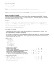 Free Download PDF Books, Restaurant Employee Evaluation Form Template