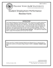 Free Download PDF Books, Student Employee Performance Evaluation Template