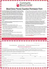 Free Download PDF Books, Blood Donor Parent Guardian Permission Form Template