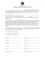 Free Download PDF Books, Caregiver Medical Consent Form Template