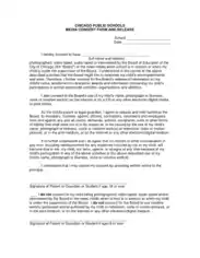 Free Download PDF Books, Chicago Public Schools Media Consent Form and Release Template