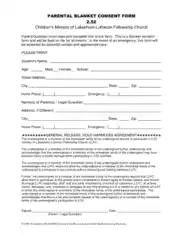 Free Download PDF Books, Child Medical Consent Form Template