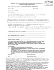 Free Download PDF Books, Collective Passport Consent Form Template