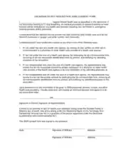 Dnr Consent Medical Form Template