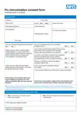 Free Download PDF Books, Flu Immunisation Consent Form Template