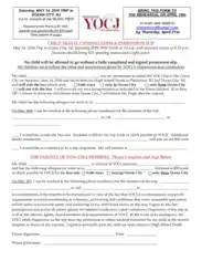 Free Child Travel Consent Form Template