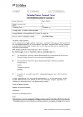 Free Download PDF Books, Free Parental Travel Consent Form Template