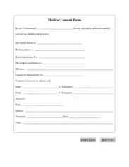 Free Download PDF Books, Medical Consent Form Template