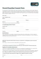 Free Download PDF Books, Parent Guardian Consent Form Template