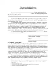 Free Download PDF Books, Parental Consent Release Form Example Template