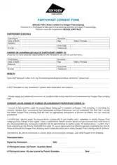 Free Download PDF Books, Participant Consent Form Template