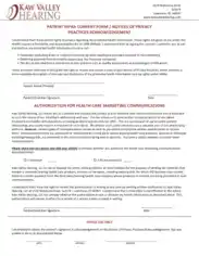 Patient Hipaa Consent Form Example Template