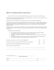 Patient Hipaa Consent Form Template