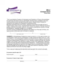 Free Download PDF Books, Photo Consent Form For Minors Template