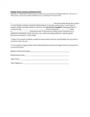 Free Download PDF Books, Photo Release Consent Form Template