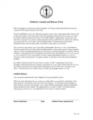 Publicity Consent And Release Form Template