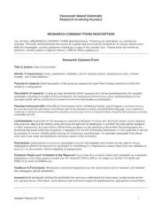 Free Download PDF Books, Research Consent Form Template