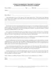 Free Download PDF Books, Sample Example Of Child Medical Consent Form Template