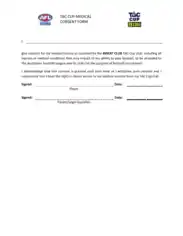 Sample Medical Consent Form Template