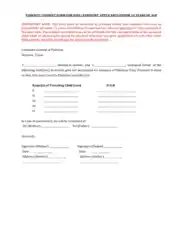 Free Download PDF Books, Sample Parental Consent Form For Visa Template