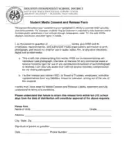 Free Download PDF Books, Student Media Consent and Release Form Template