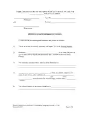 Free Download PDF Books, Temporary Custody Consent Form Template