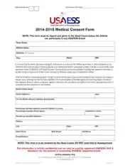 Free Download PDF Books, USAESS Simple Medical Consent Form Template