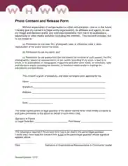 Video Consent Release Form Template