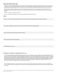 Free Download PDF Books, Annual Family Survey Form Template